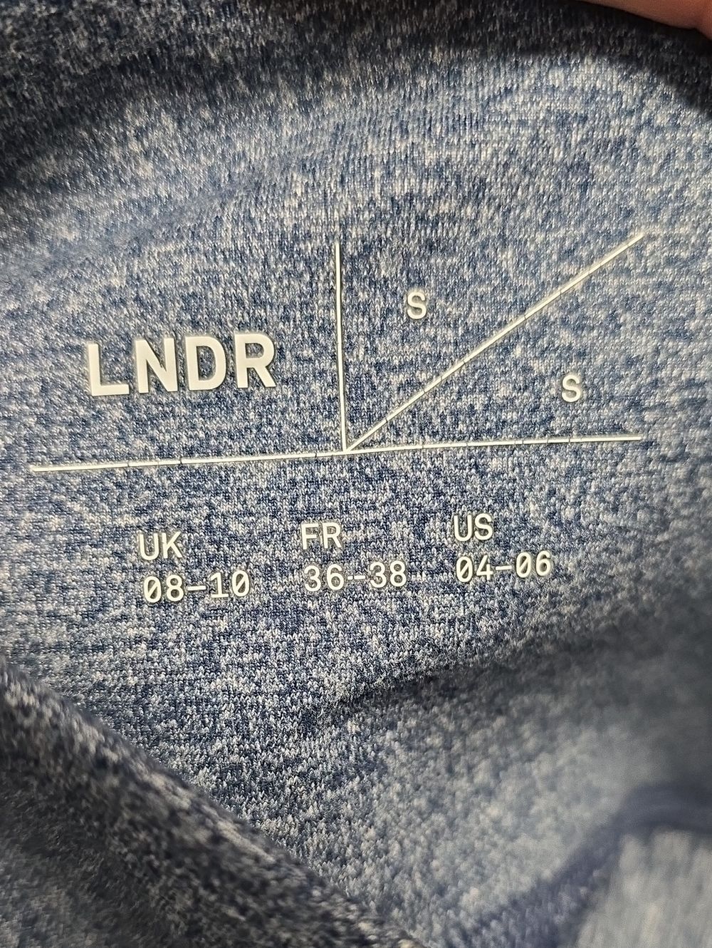 {LNDR} The Sunday 8/8 Leggings in Carbon Marl - Size SMALL - Picture 8 of 9
